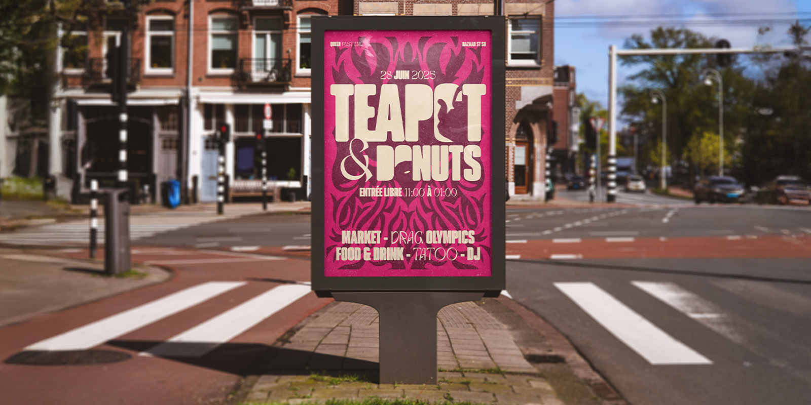 teapot and donuts