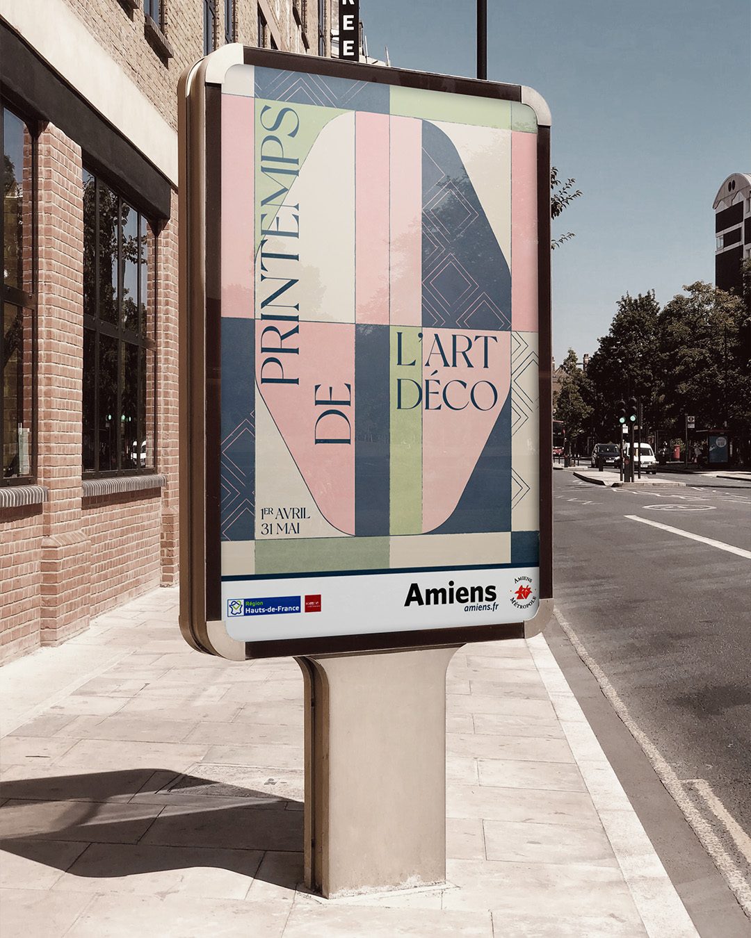 affiches ville d'amiens jardin