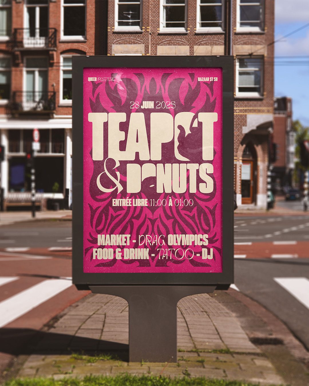 teapot and donuts